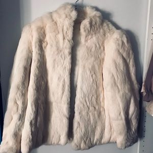 Genuine Rabbit Fur Coat